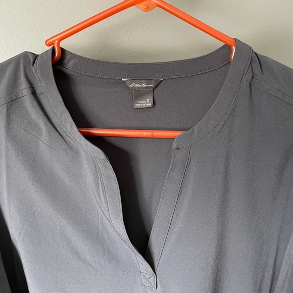 Eddie Bauer Gray Sleeveless Dress - Picture 2 of 3